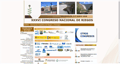 Desktop Screenshot of congresoriegos-aeryd.org