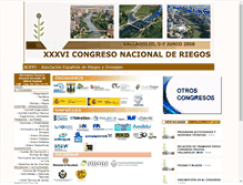 Tablet Screenshot of congresoriegos-aeryd.org